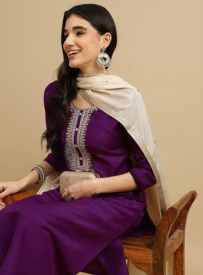 Purple kurti