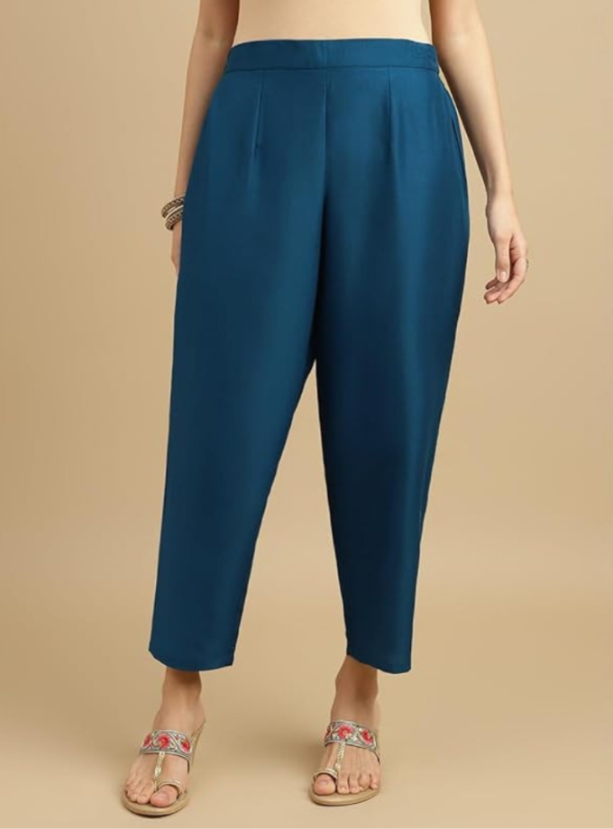 Rayon Slub Kurti Set with Printed Dupatta